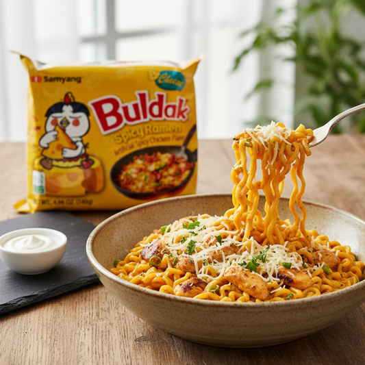 Buldak Sajtos Csirkés Ramen tészta
