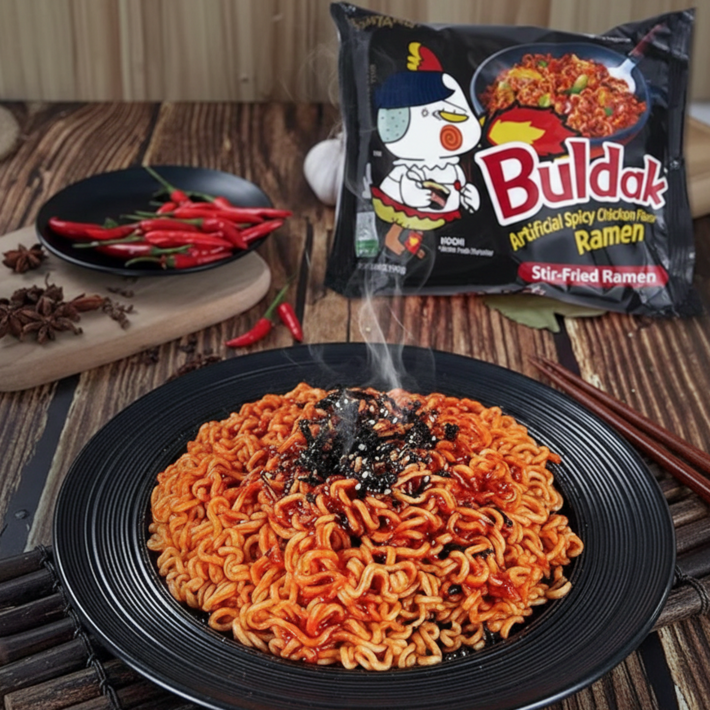 5 pcs Samyang Buldak Spicy Chicken Flavored Noodles 140g