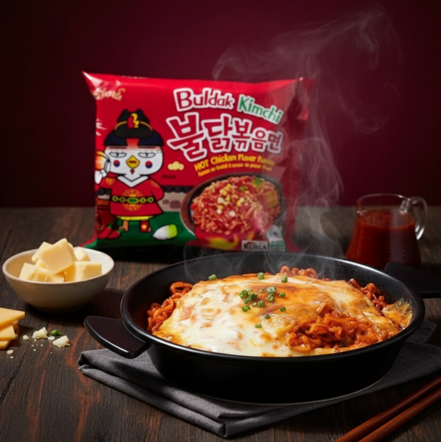 Samyang Buldak Chicken Noodles with Kimchi Flavor 135g