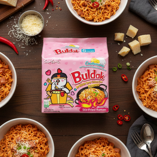 5 db Buldak Carbonara Csirkés Ramen tészta