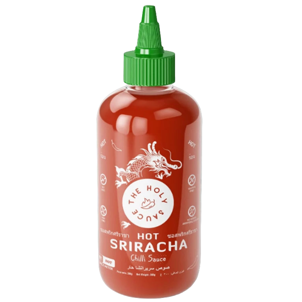 Sos chili vegan Sriracha The Holy Sauce fără gluten 300g
