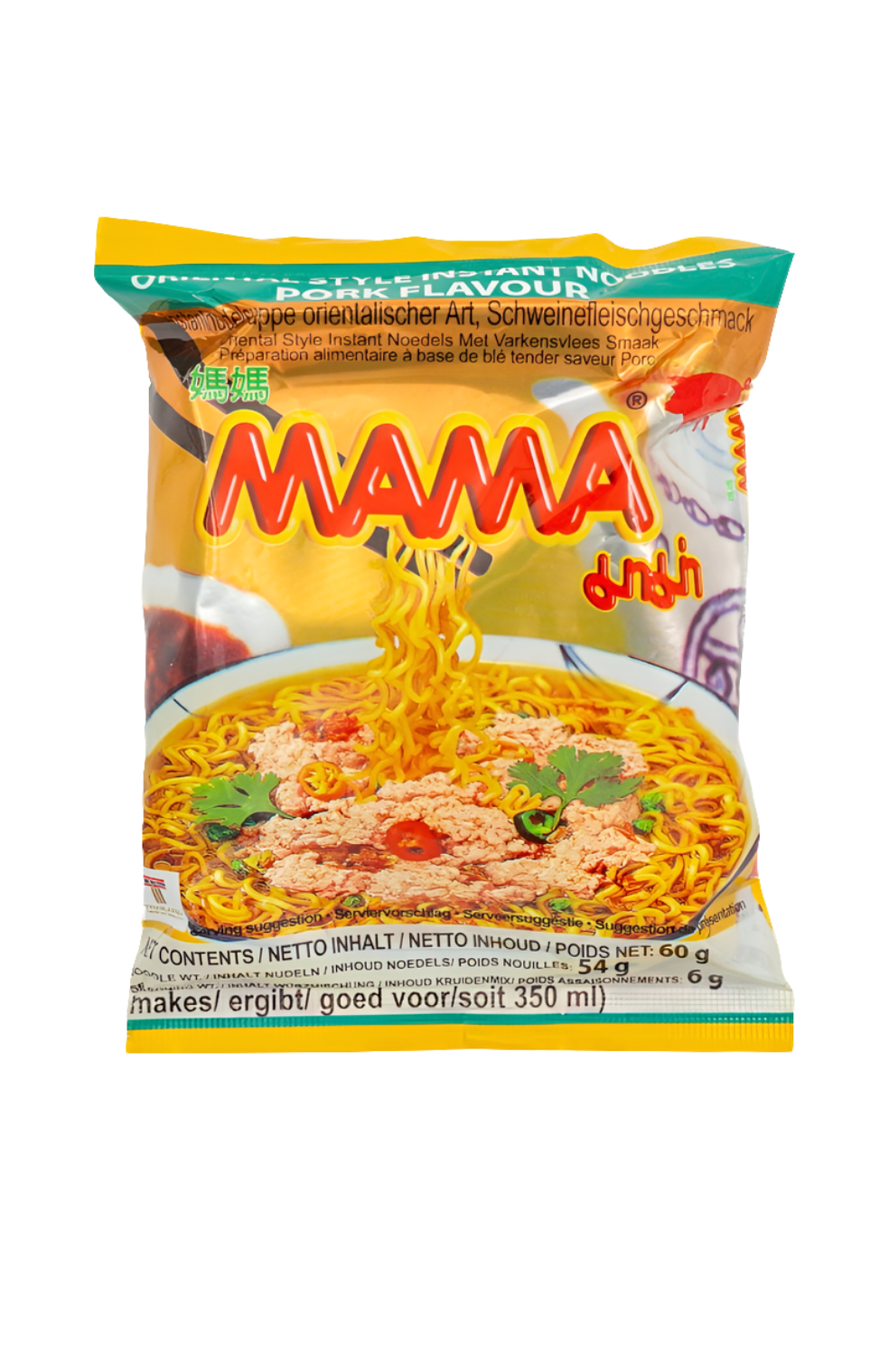 Mama Oriental Style Instant Tészta – Sertés Ízű (60g)
