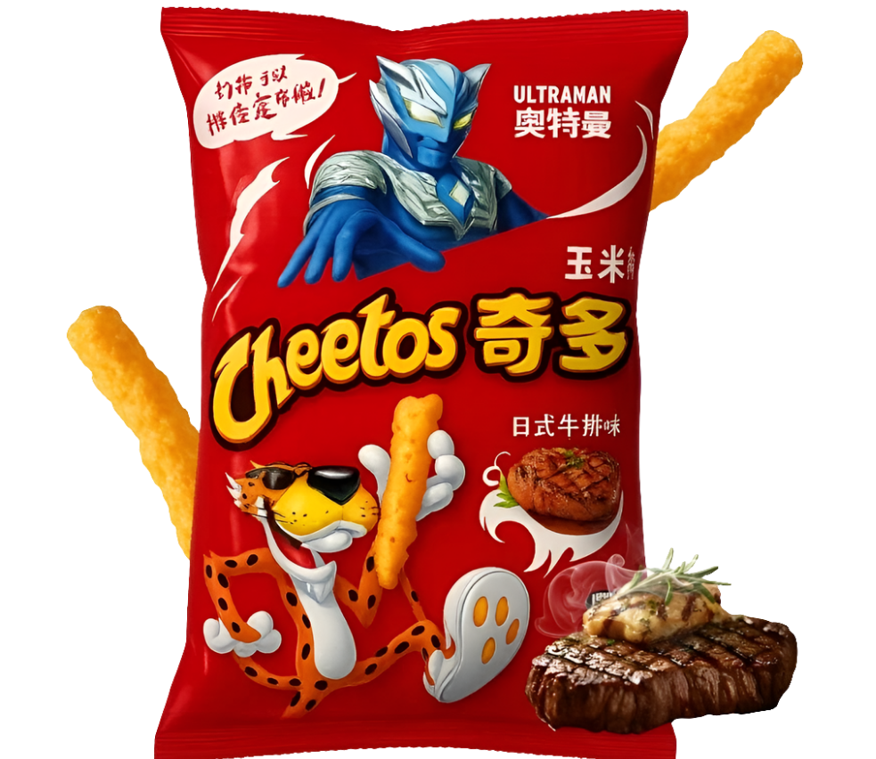 Cheetos Japanese Steak Ízű Kukorica Chips 50g