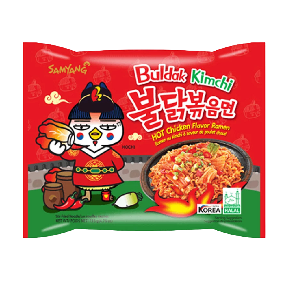 Samyang Buldak Csirkés tészta kimchi ízesítéssel 135g