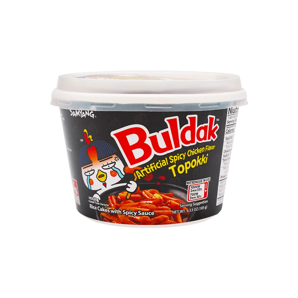 SAMYANG Buldak csípős csirke ízesítésű Topokki 185 g
