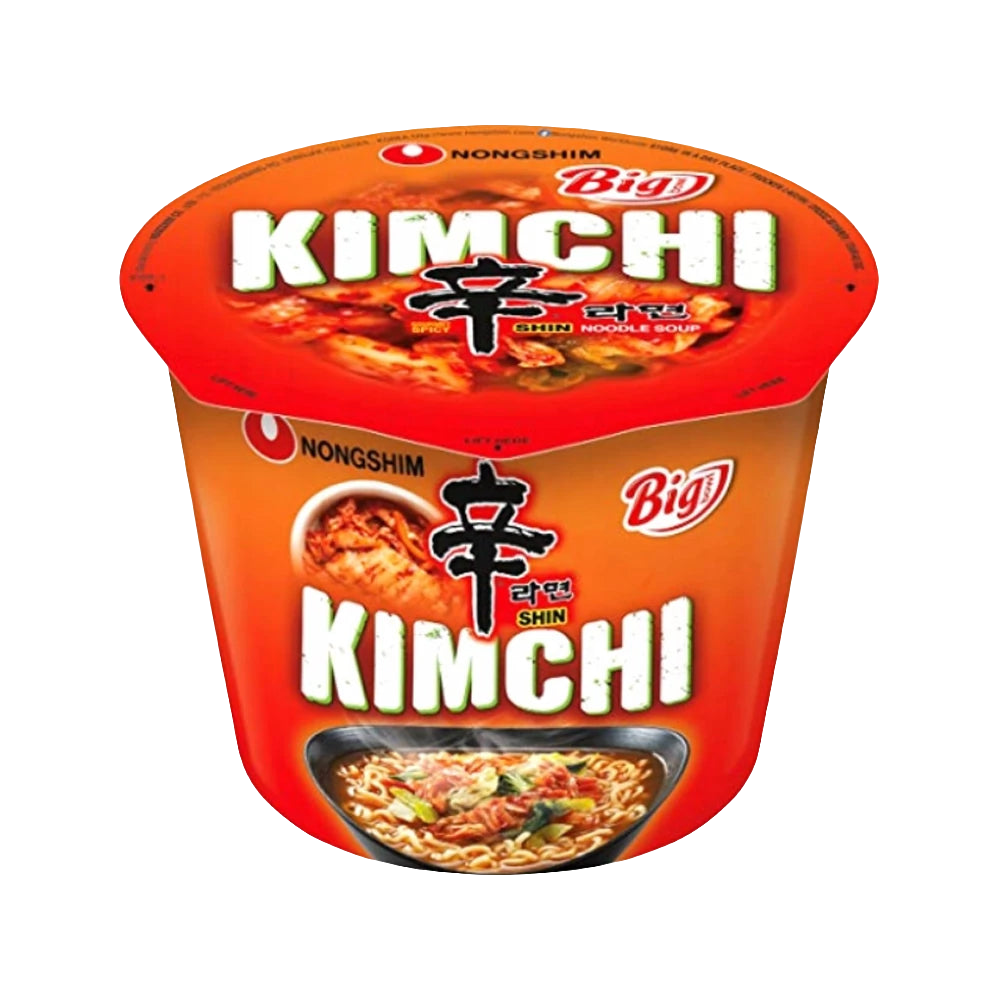 5 db Nongshim Big Bowl Kimchi ízesítésű tészta