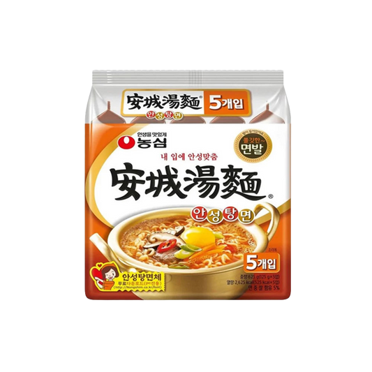 5 db Nongshim Ansung Koreai Ramen Leves