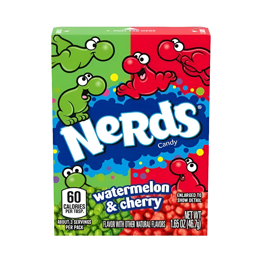 Bomboane cu aromă de pepene verde și cireșe de la Nerds