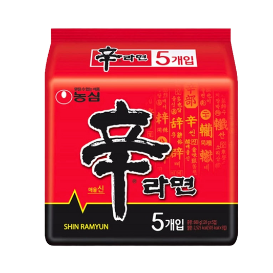 5 db Nongshim Shin Ramyun tészta 5x120g