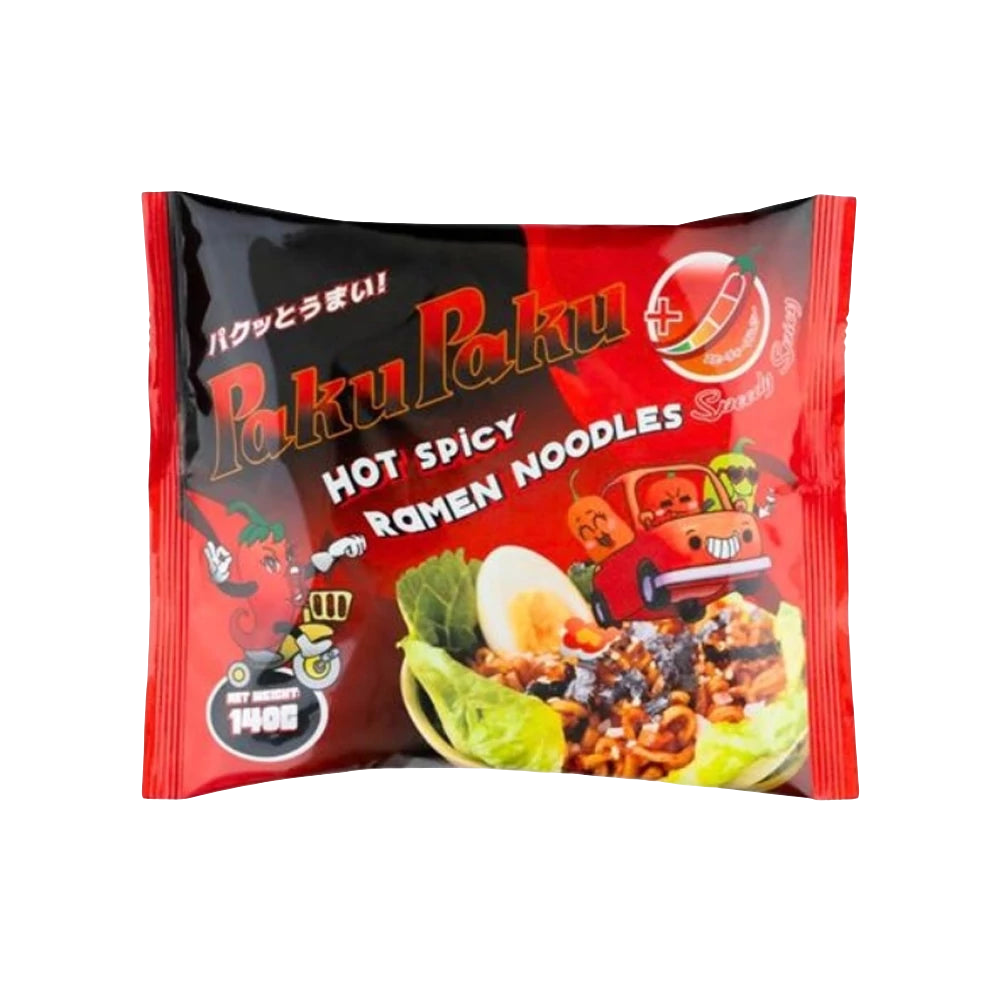 5 db PakuPaku Speedy Spicy csírős Ramen tészta, 140g
