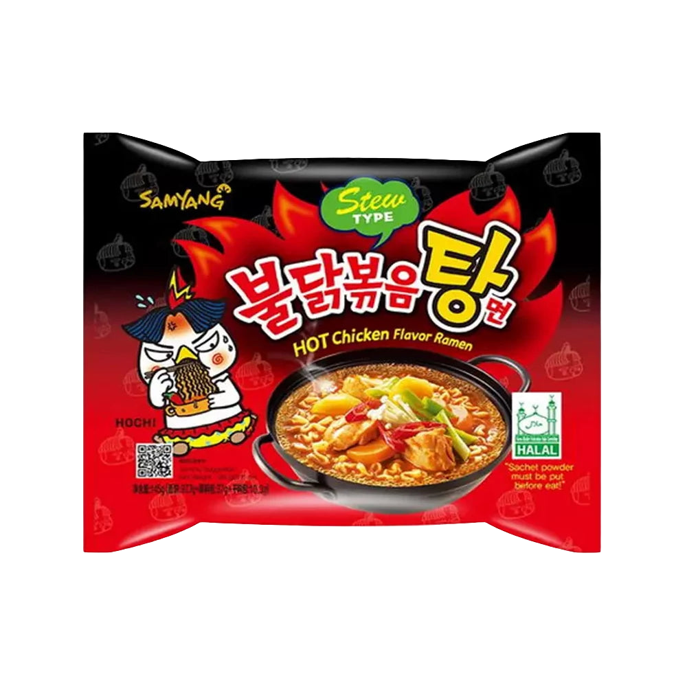 Samyang Buldak csípős csirkepörkölt ízesítésű ramen 145g