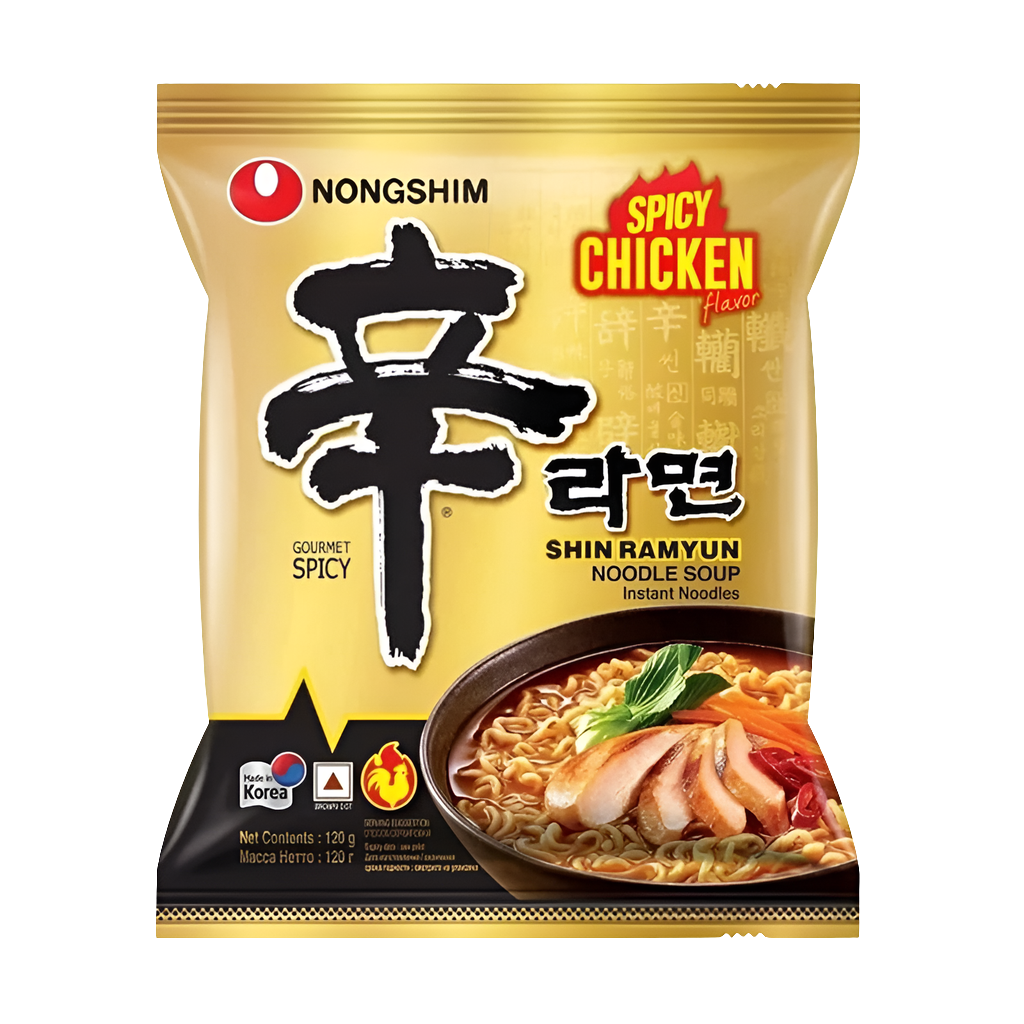 Nongshim Shin Ramyun Spicy Chicken instant tészta 120g