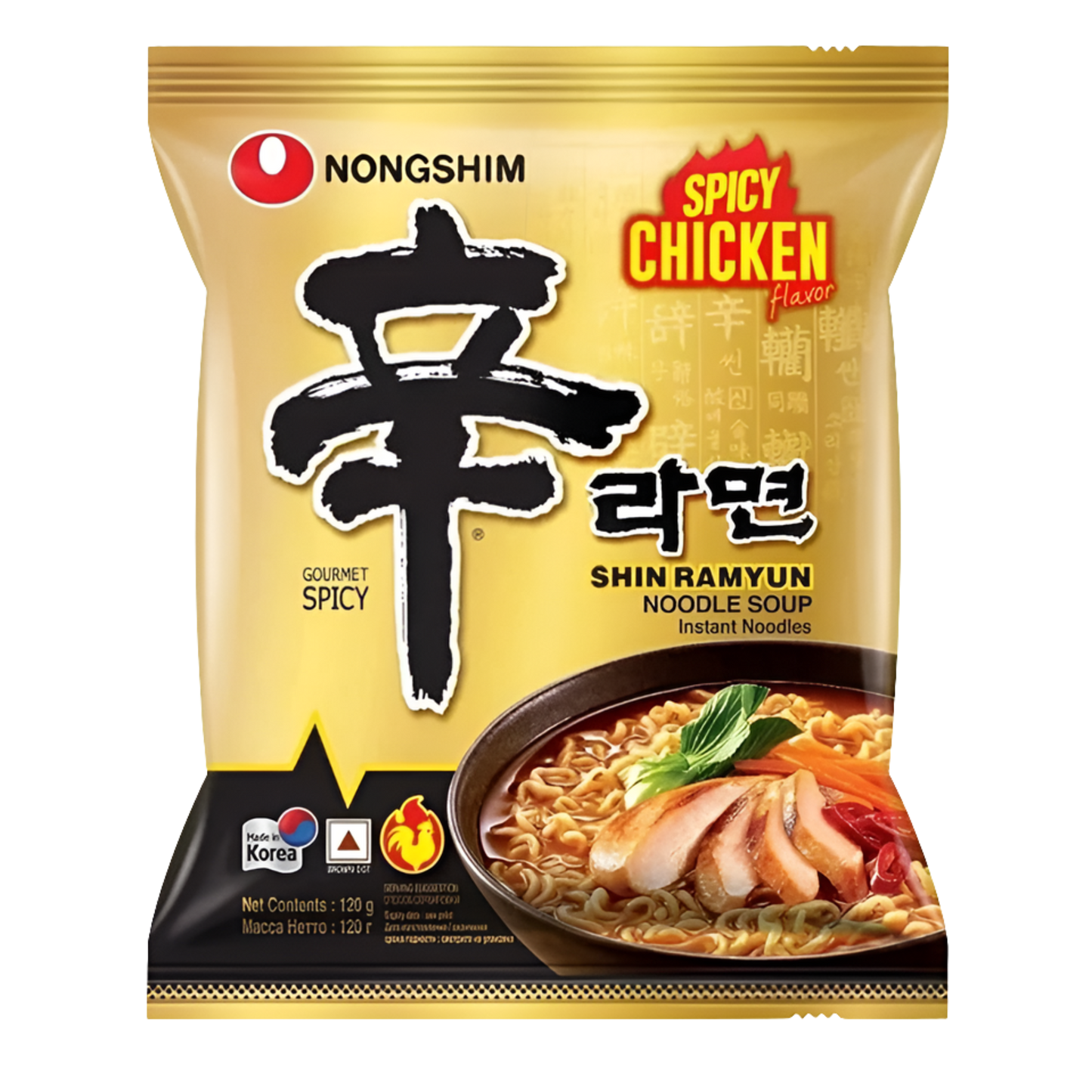 Nongshim Shin Ramyun Spicy Chicken instant noodles 120g