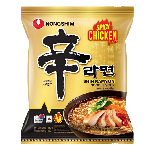 Nongshim Shin Ramyun Csípős-Csirkés tészta 120g