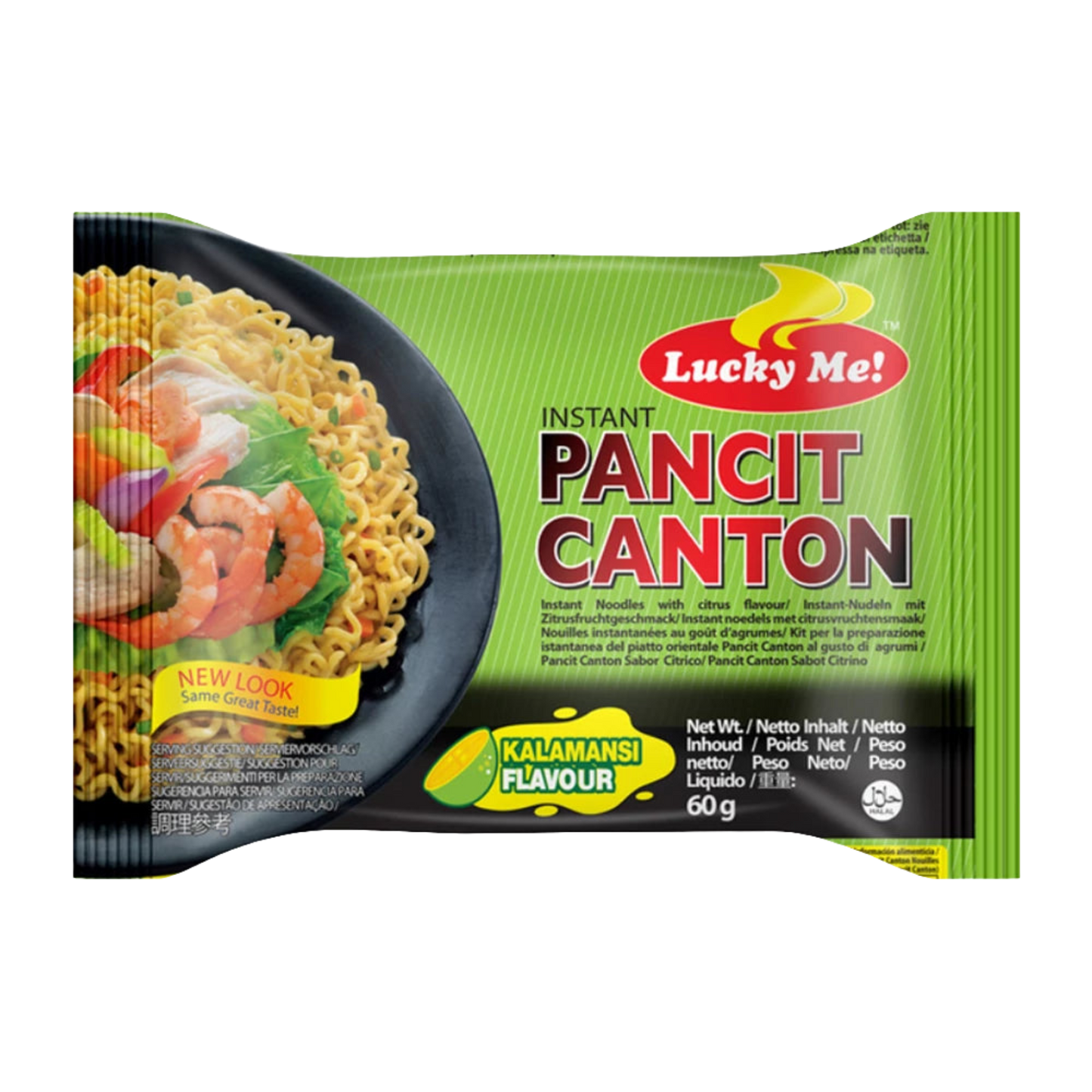 Lucky Me! Pancit Canton Tészta Kalamansi (citrus) Ízesítéssel