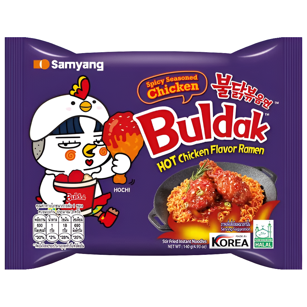 Buldak Koreai Sült Csirke Ízesítésű Tészta, 140gr (SamYang)