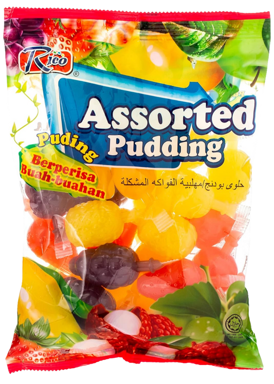 Budincă Rico cu aromă mixtă de fructe, 960g