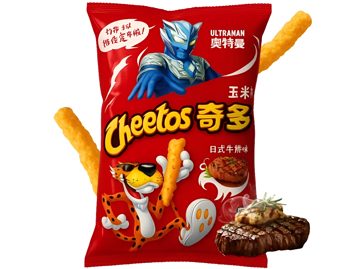 Cheetos Japanese Steak Ízű Kukorica Chips 50g