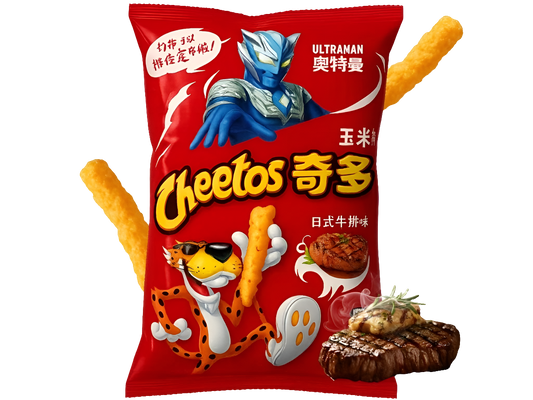 Cheetos Japanese Steak Ízű Kukorica Chips 50g