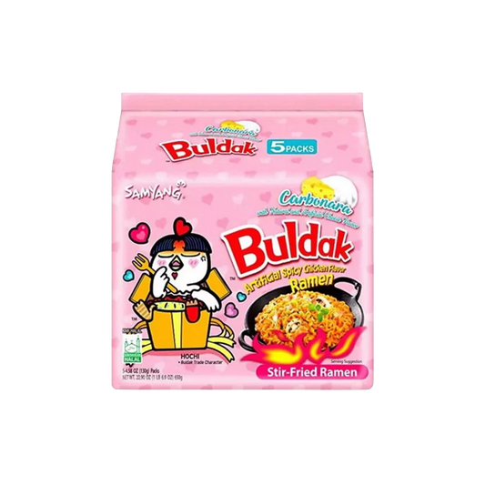 5 db SamYang Buldak Ramen Csirkés Tészta Carbonara ízesítéssel 130 g