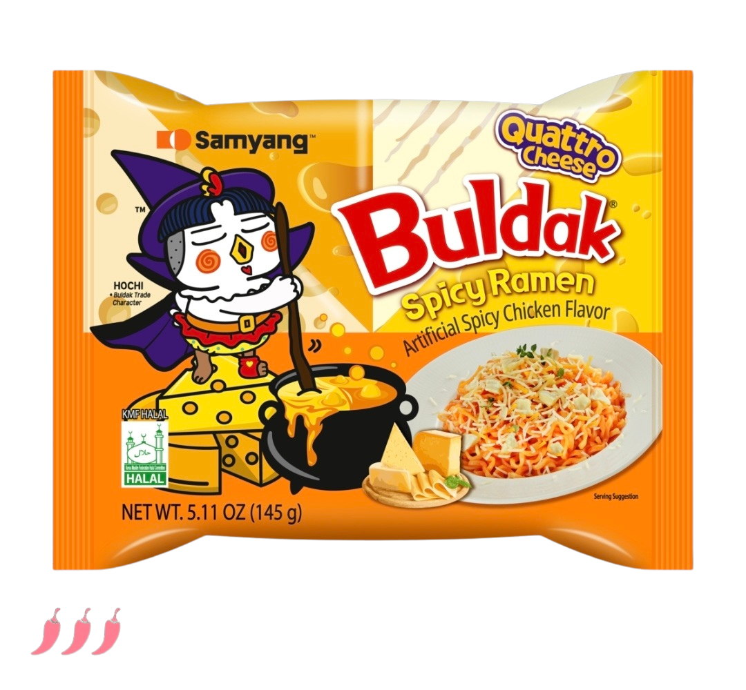 Samyang Buldak Quattro négysajtos tészta 145g
