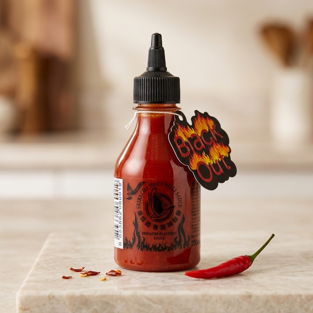 Flying Goose Sriracha Blackout Chiliszósz – Extra Csípős (200 ml)