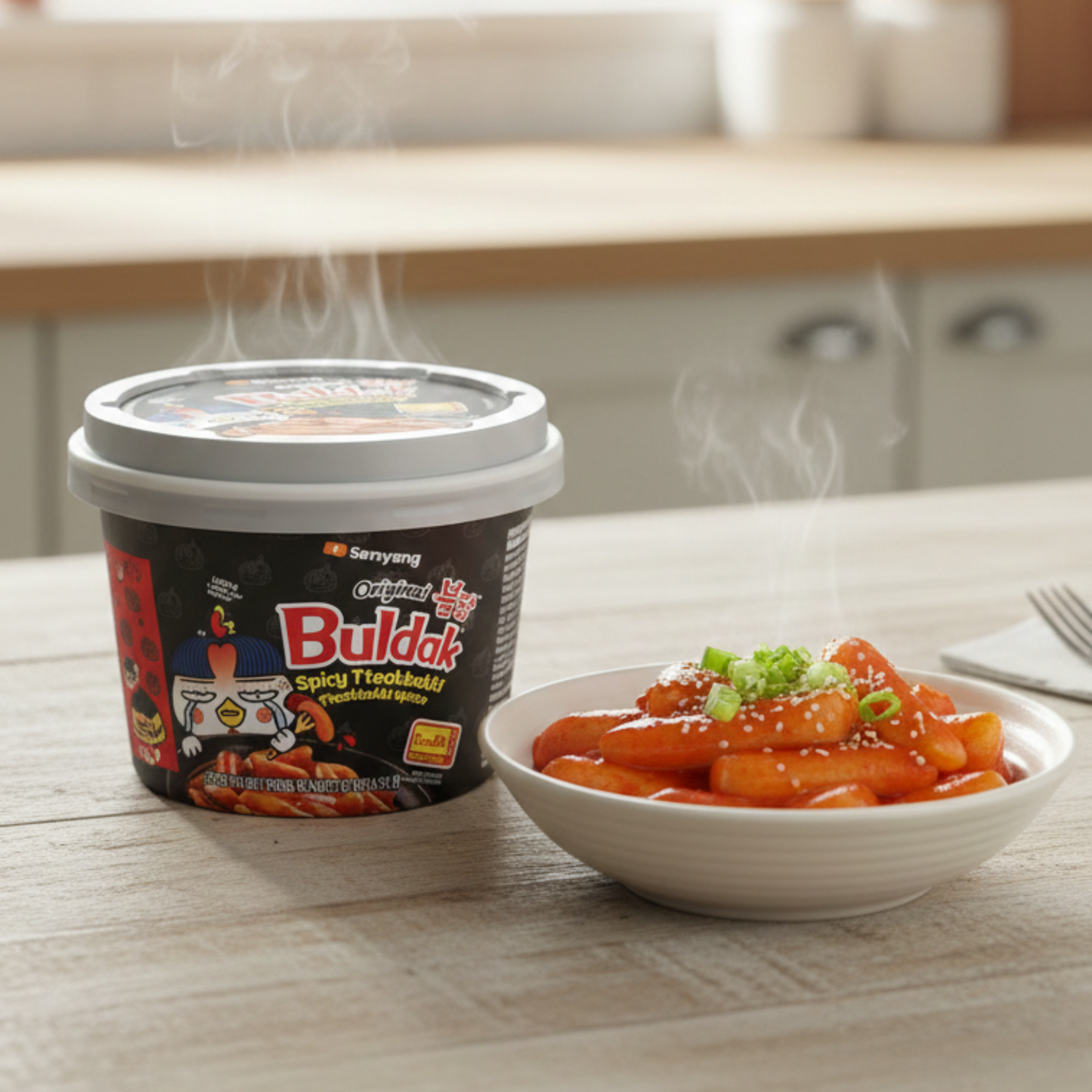 Samyang Buldak Spicy Tteokbokki Tál
