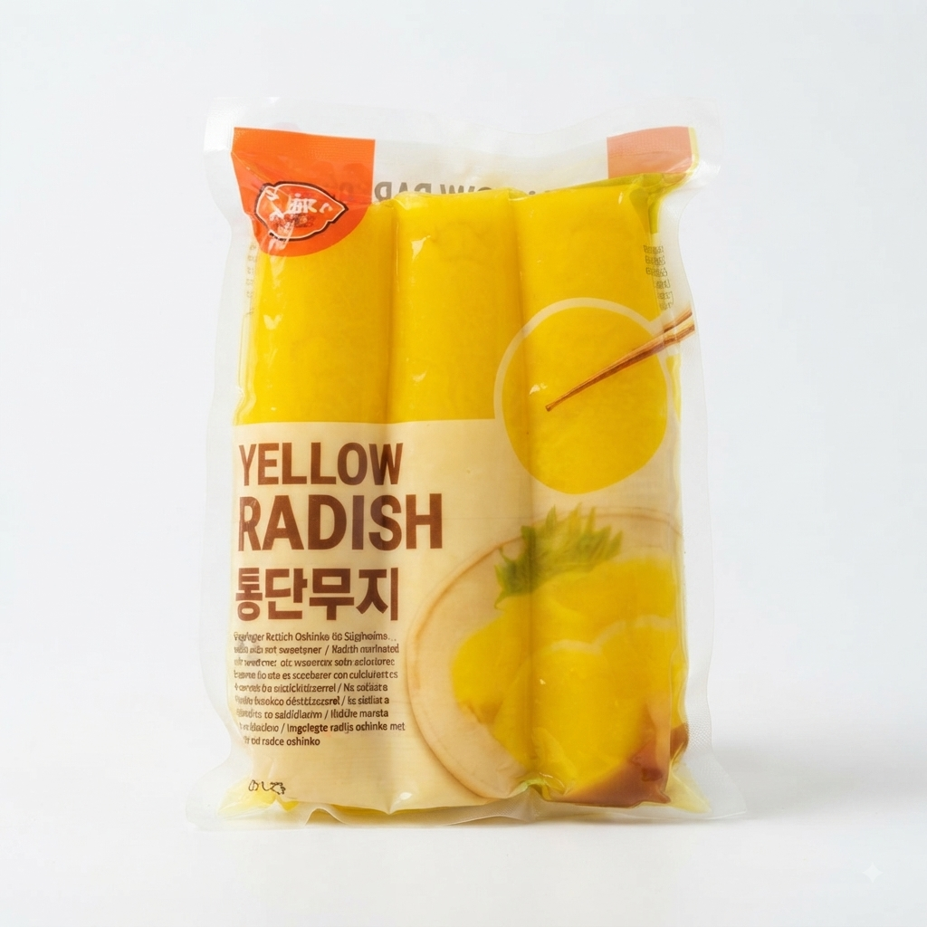 Pácolt Sárga Retek (Oshinko) – Autentikus Ázsiai Ízvilág 1000 g.
