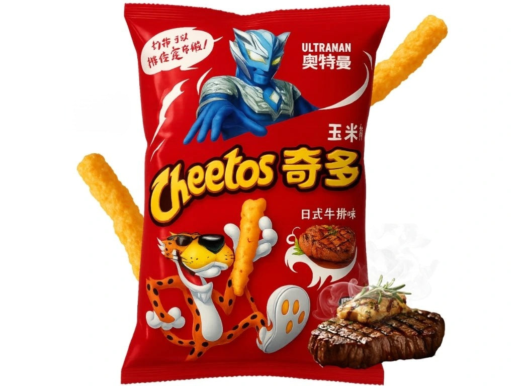 Cheetos Japanese Steak Ízű Kukorica Chips 50g