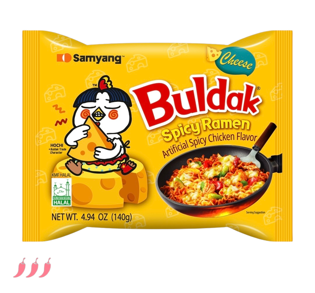 Samyang Buldak Csirkés tészta sajtos ízesítéssel 140 g