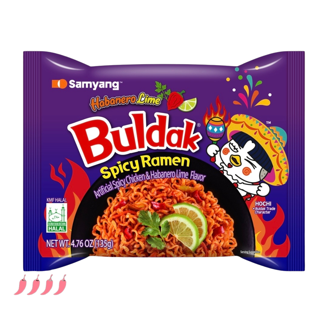 SAMYANG BULDAK CSIRKÉS TÉSZTA HABANERO LIME ÍZESÍTÉSSEL, 135g