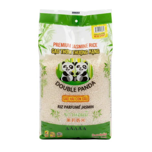 Double Panda Premium Jázmin Rizs (AAAAA Minőség) – Aromás 4.5 kg