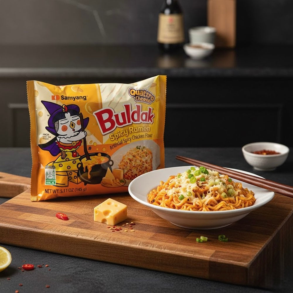 5 buc Samyang buldak QUATTRO paste cu patru branza 145g