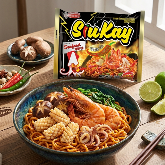 Siukay Fűszeres Instant Tészta Tenger Gyümölcsei Ízben