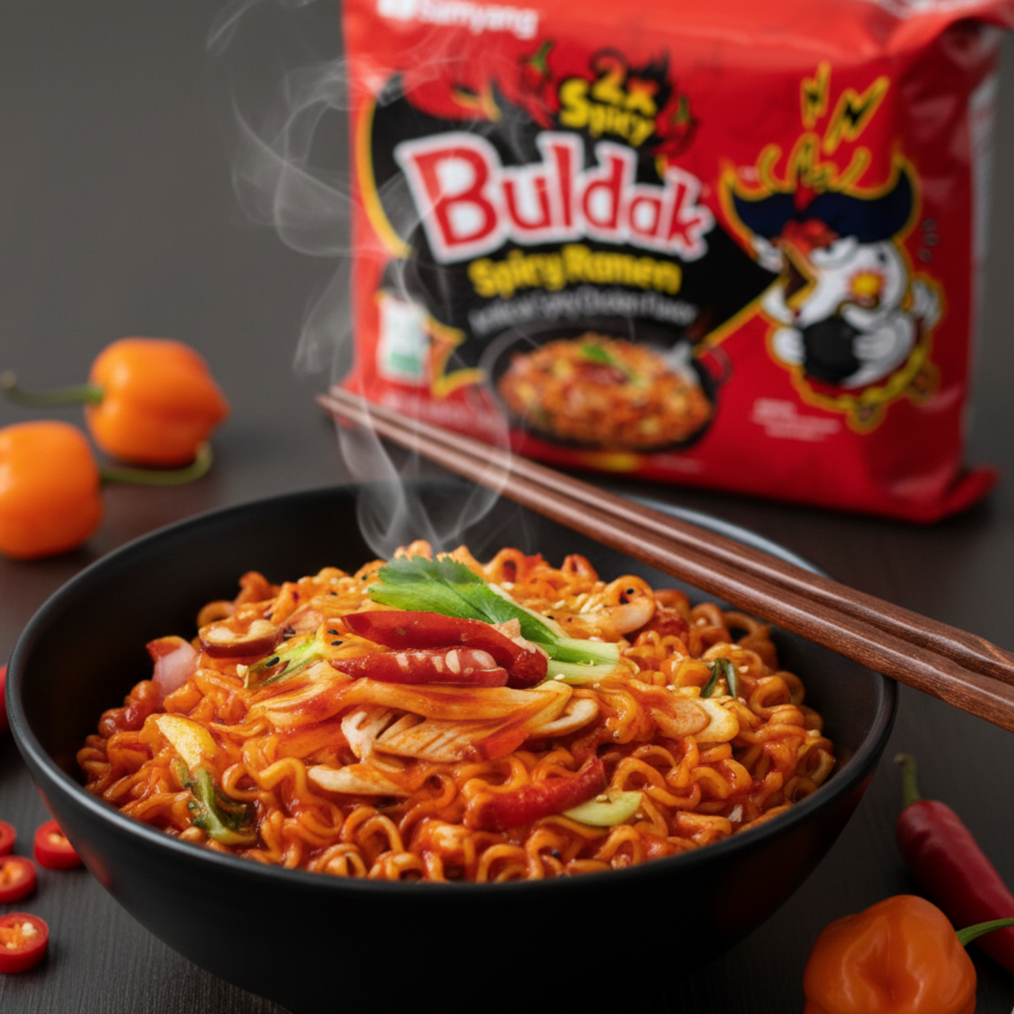 5 buc. SAMYANG BULDAK 2X PASTE CU AROMĂ DE PUI PICANT 140G