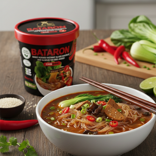 BATARON 100% VEGÁN Üvegtészta Leves - Csípős-Savanyú Ízű 126g