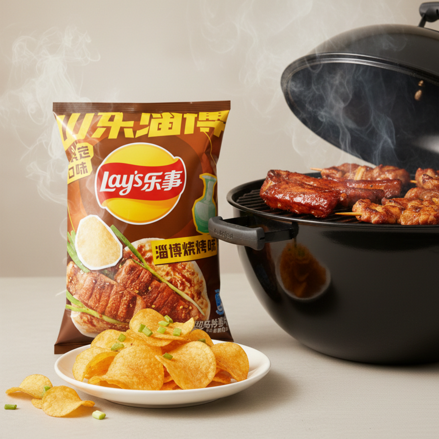 Lay's Zibo BBQ Potato Chips