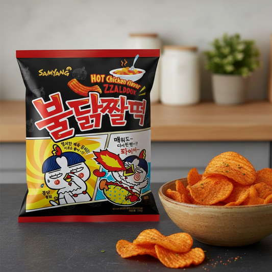Buldak Chips csípős csirke ízesítéssel 120g