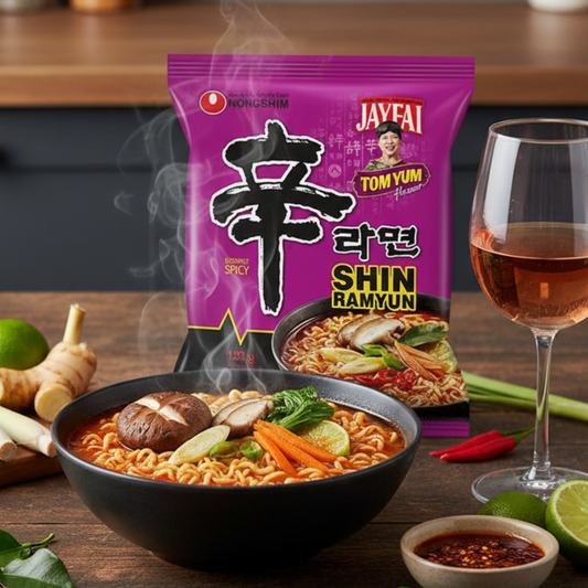 Nongshim Shin Ramyun Tom Yum leves