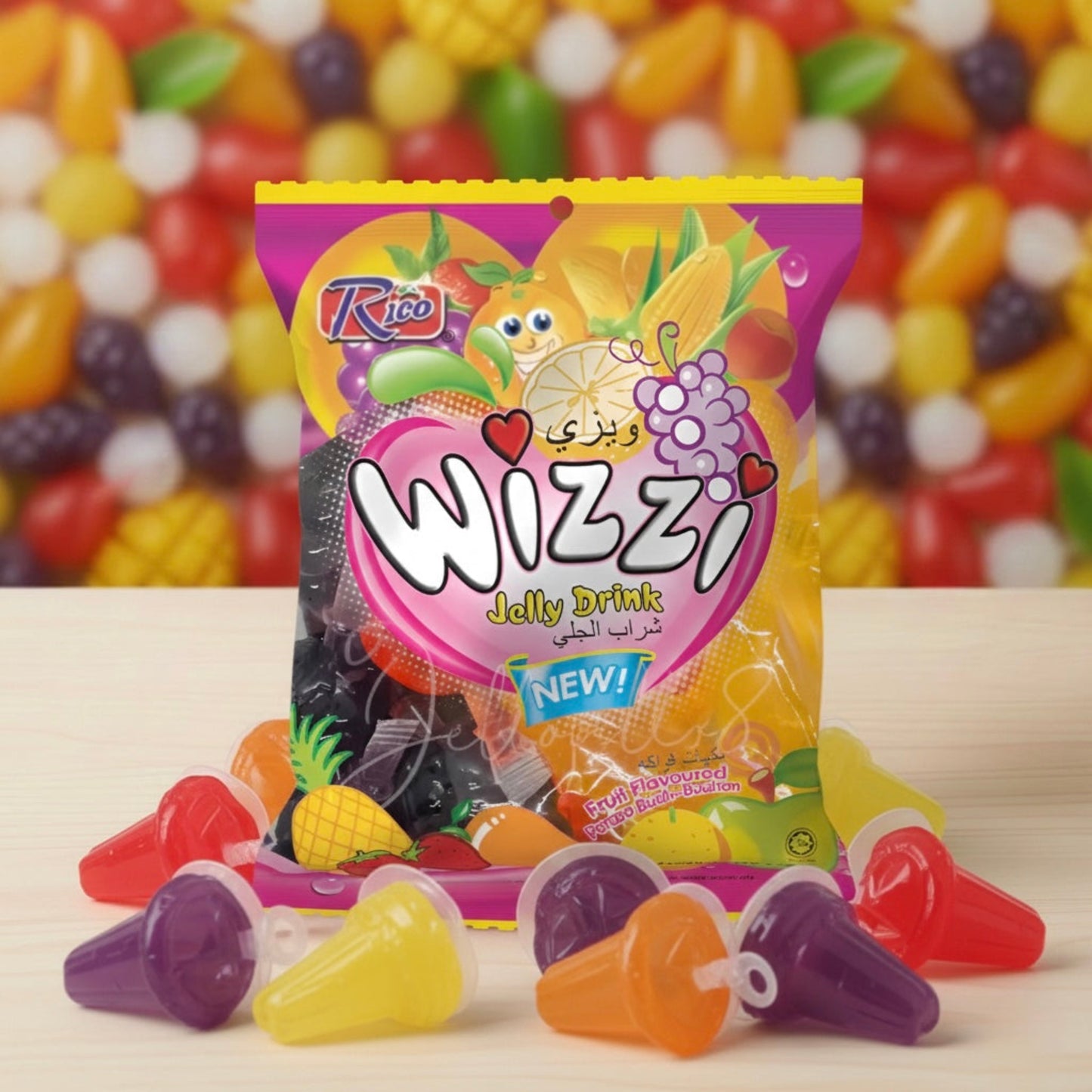 Rico Wizzi vegyes gyümölcszselé 960g