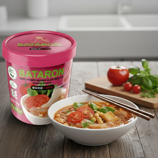 BATARON 100% VEGÁN Üvegtészta Leves  - Paradicsomos  136g