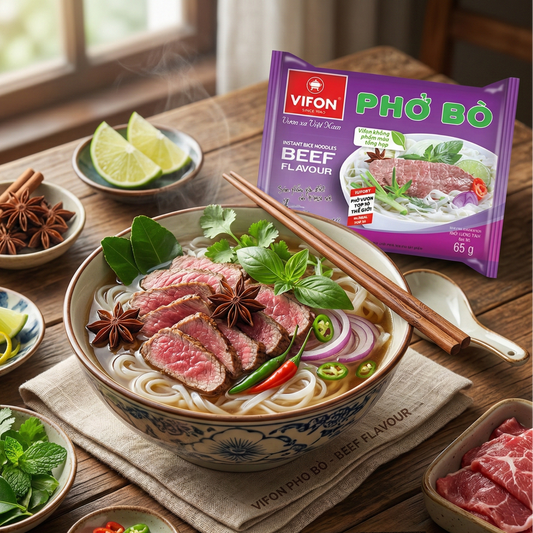 Vifon Marhahús Ízesítésű Leves Rizstésztával