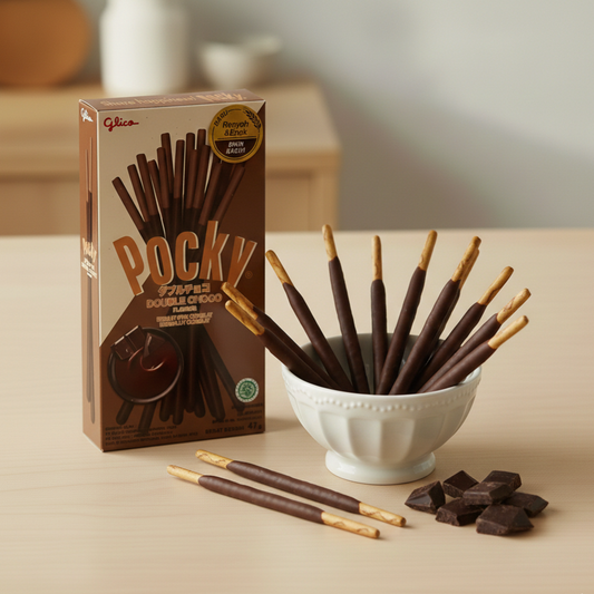 Glico dublă ciocolată pocky
