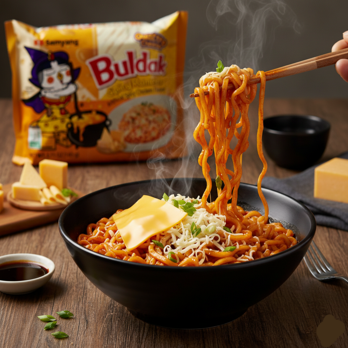 Paste cu patru brânzeturi Samyang Buldak Quattro 145g