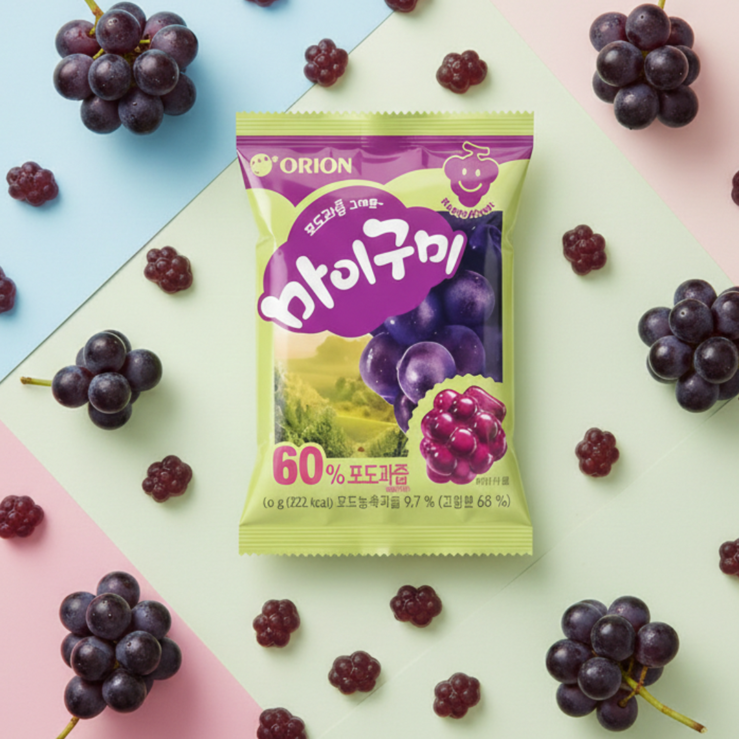 Orion my gummy grape 66g