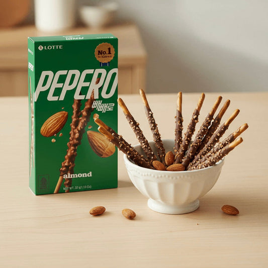 Pepero almond chocolate chip cookies
