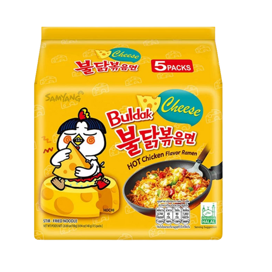 5 db Samyang Buldak Csirkés tészta sajtos ízesítéssel 140 g