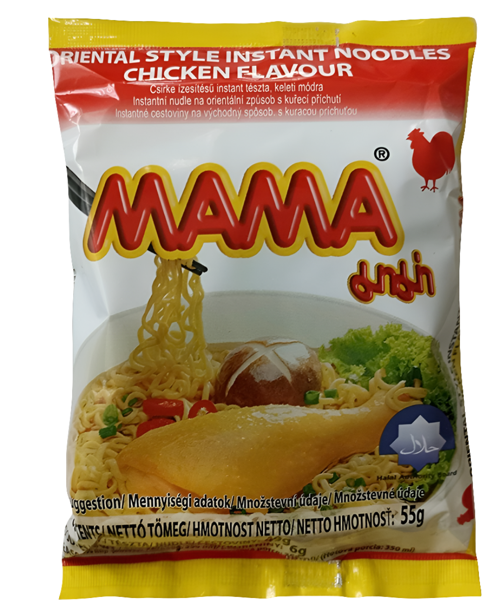 Mama Oriental Instant Csirke ízű leves. 55g