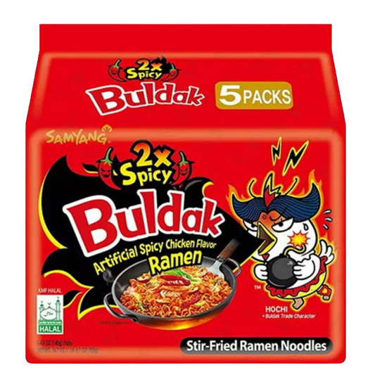 5 db SAMYANG BULDAK 2X CSÍPŐS CSIRKE ÍZESÍTÉSŰ TÉSZTA 140G
