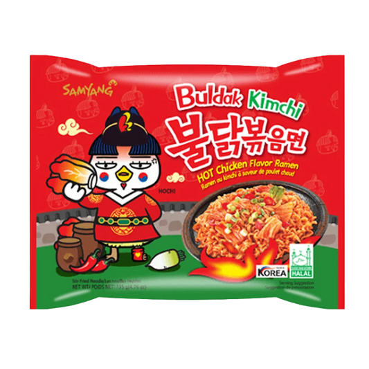 Samyang Buldak Csirkés tészta kimchi ízesítéssel 135g